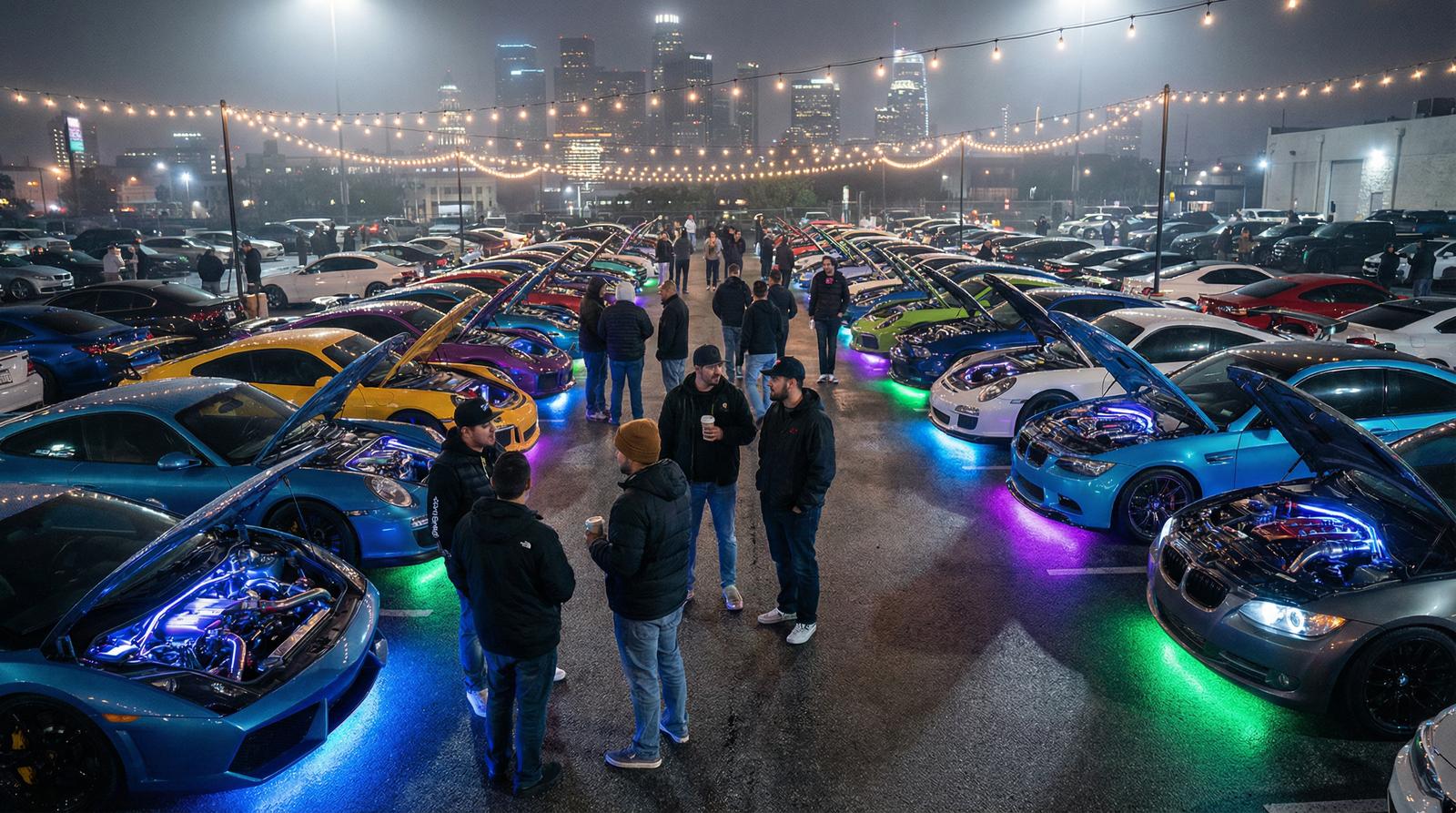 糖心改装车友聚会视频